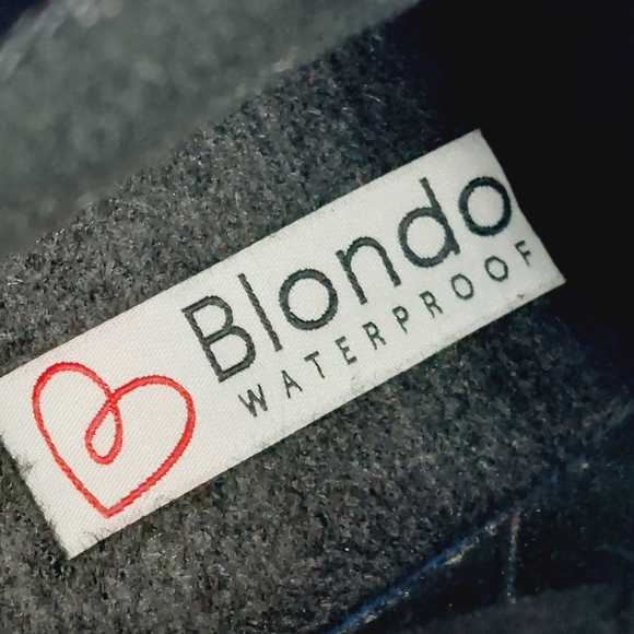 Blondo Rapha Black Suede Waterproof Zip Up Ankle Boots C1004 - Picture 9 of 11